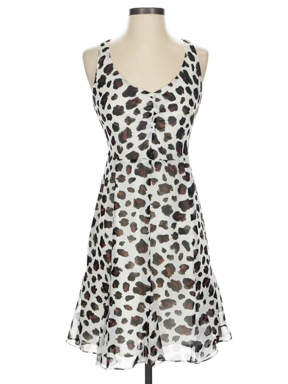 Kate Young For Target Women's Patterned Mini Dress in Leopard/Cheetah Print - 2